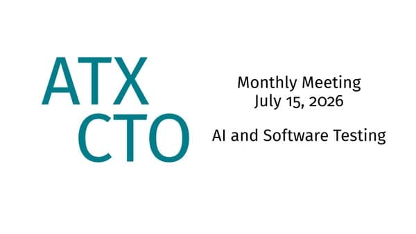 Monthly Meeting: AI and Software Testing